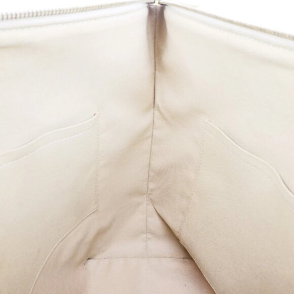 LOUIS VUITTON Logo Totally MM Shoulder Bag Damier Azur Leather WE - Picture 9 of 16